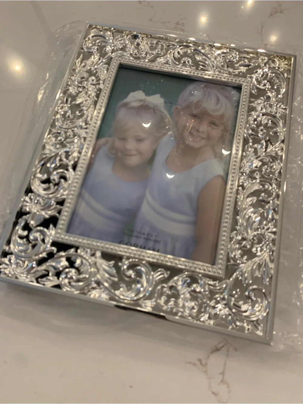 Gorham Silver Plated Photo Frame For  5”x 7”  Pictures NEW no box